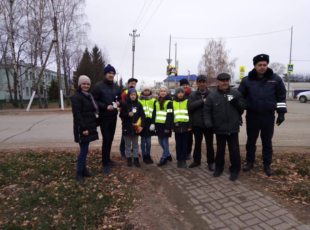В Рыбно-Слободском районе пешеходов учат не нарушать ПДД