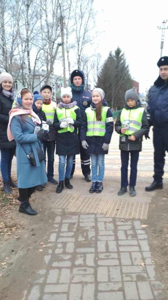 В Рыбно-Слободском районе пешеходов учат не нарушать ПДД