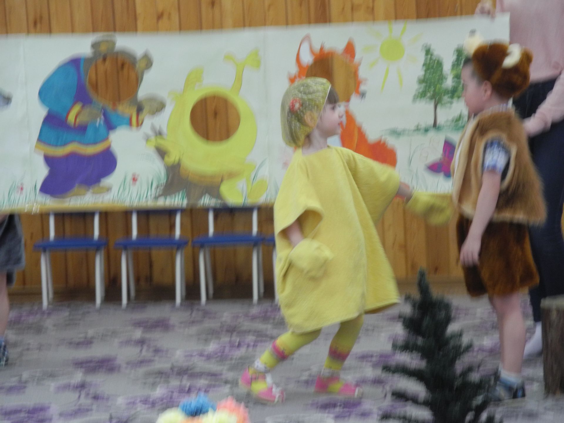 В средней группе Рыбно-Слободского детского сада «Березка» в один день прошли три мероприятия