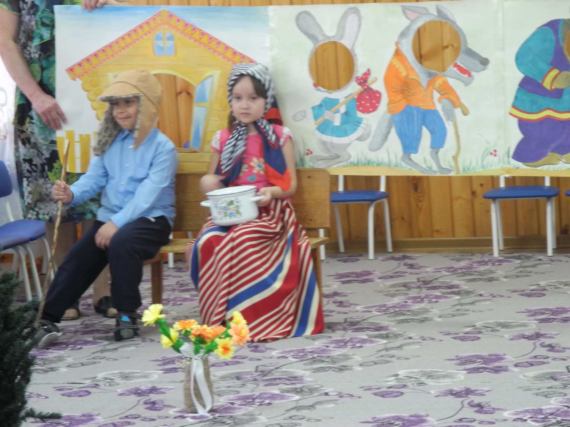 В средней группе Рыбно-Слободского детского сада «Березка» в один день прошли три мероприятия
