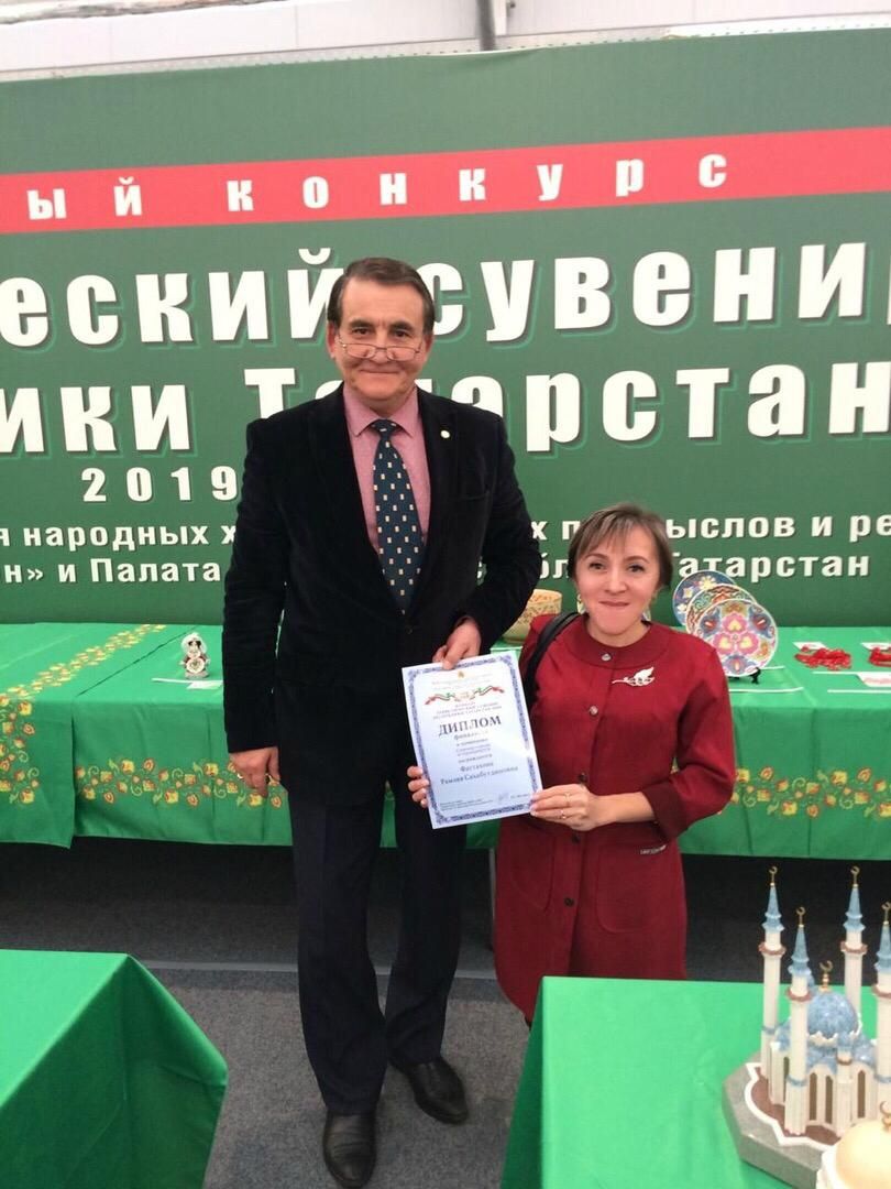 Жительница  села Большие Елги Рыбно Слободского района  участвовала в конкурсе “Туристический сувенир РТ – 2019”