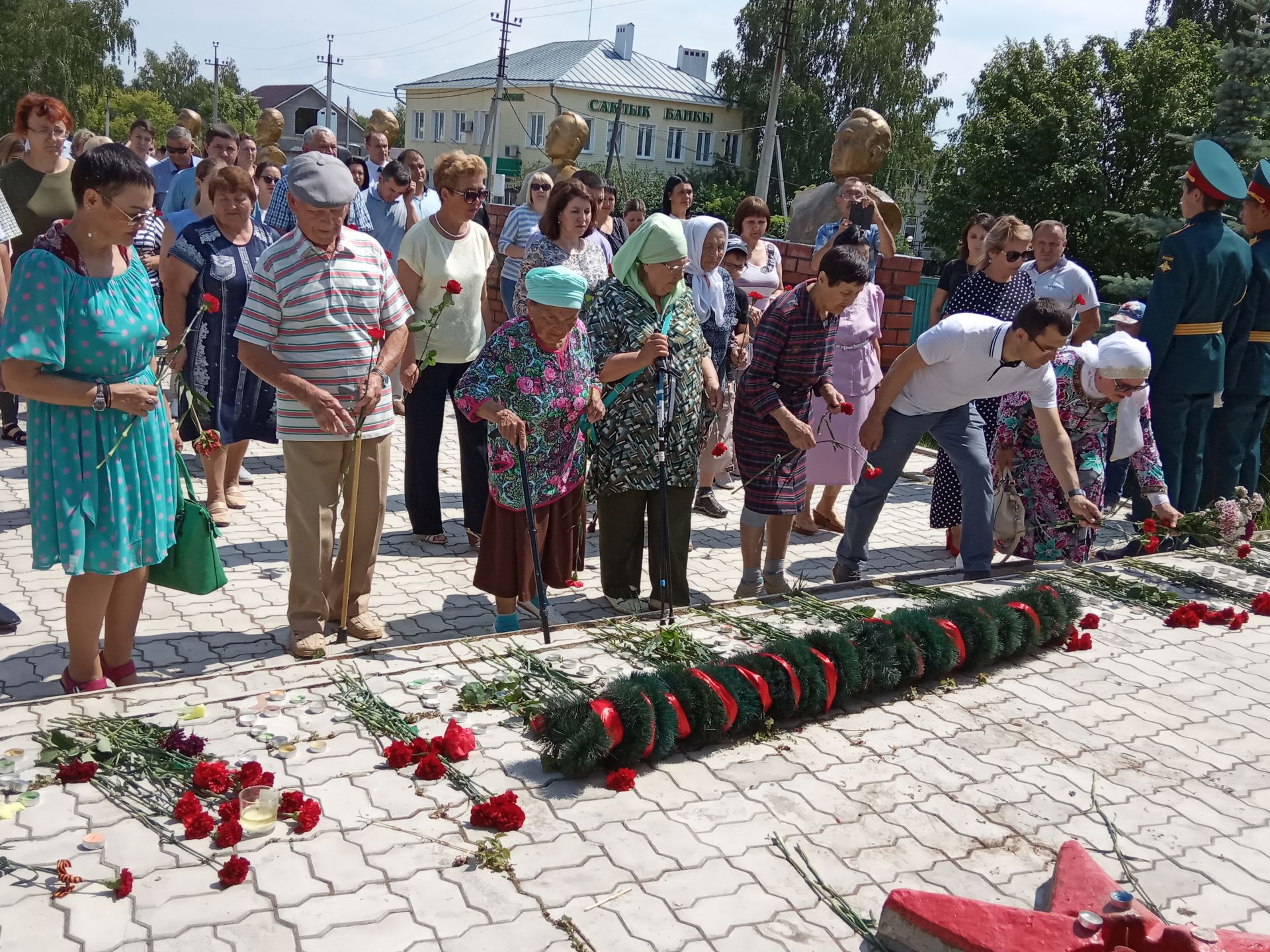 В Рыбной Слободе почтили память воинов, героически сражавшихся  во время Великой Отечественной войны