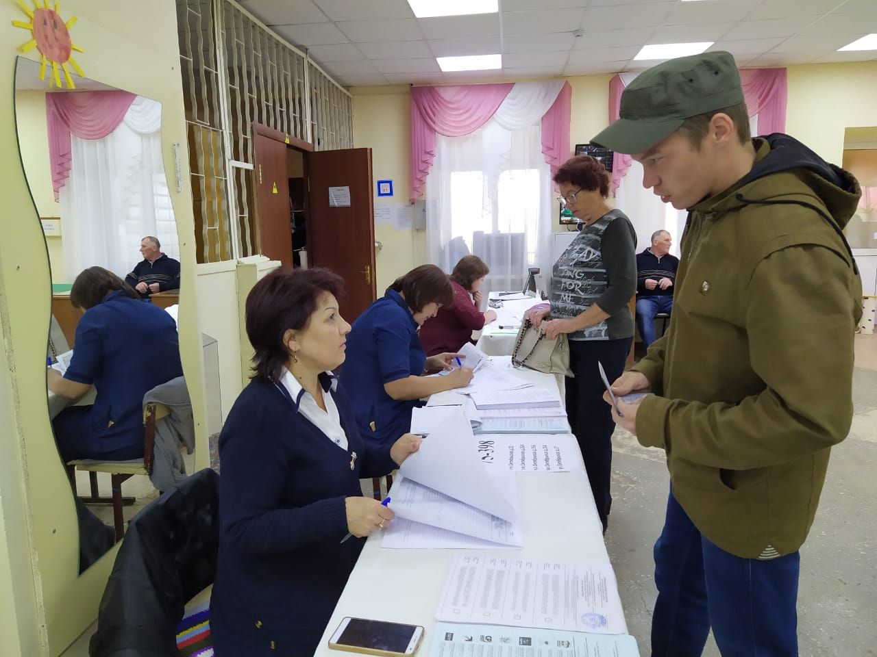 В Рыбно-Слободском районе избирательные участки открылись своевременно