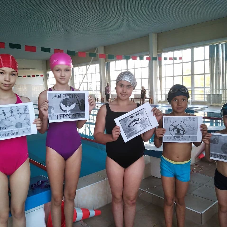 Соревнования по плаванию в рамках республиканского месячника "Экстремизму - нет!" Выявили сильнейших