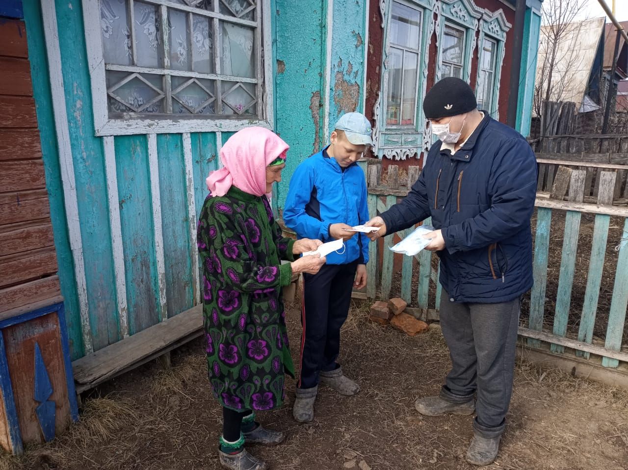 В Рыбно-Слободском районе волонтеры доставляют пожилым людям продукты первой необходимости