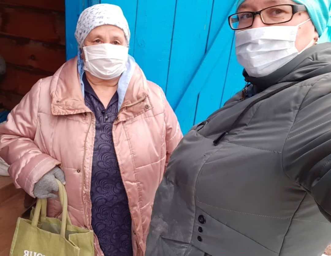 В Рыбно-Слободском районе 116 волонтеров доставляют пожилым продукты питания и медикаменты