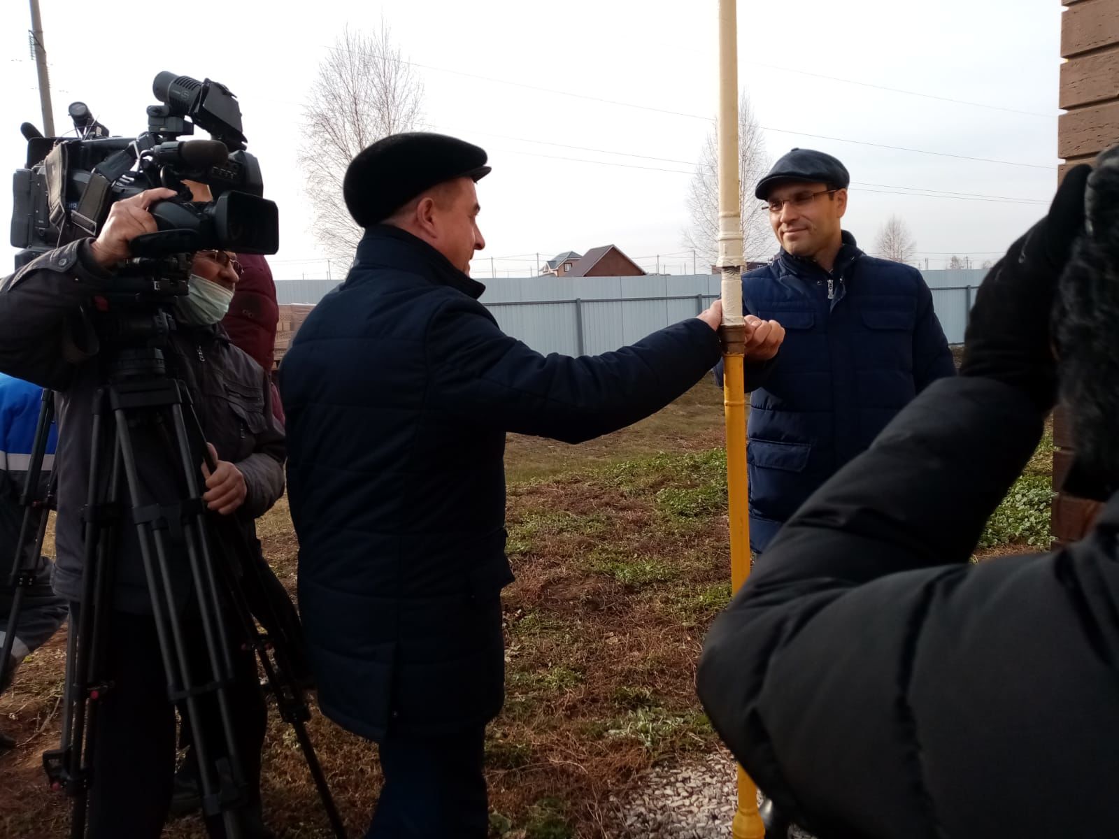 В домах жителей микрорайона Северный Рыбно-Слободского района появился газ