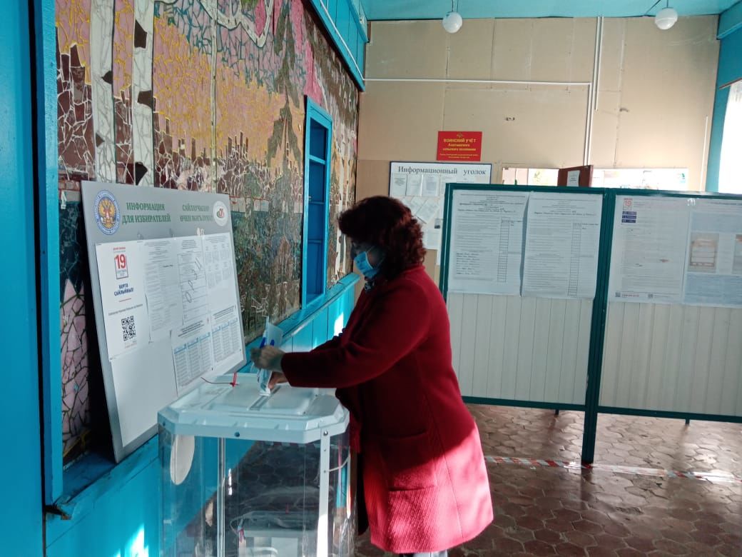 В селе Анатыш  на утро 19 сентября  проголосовало 68% жителей