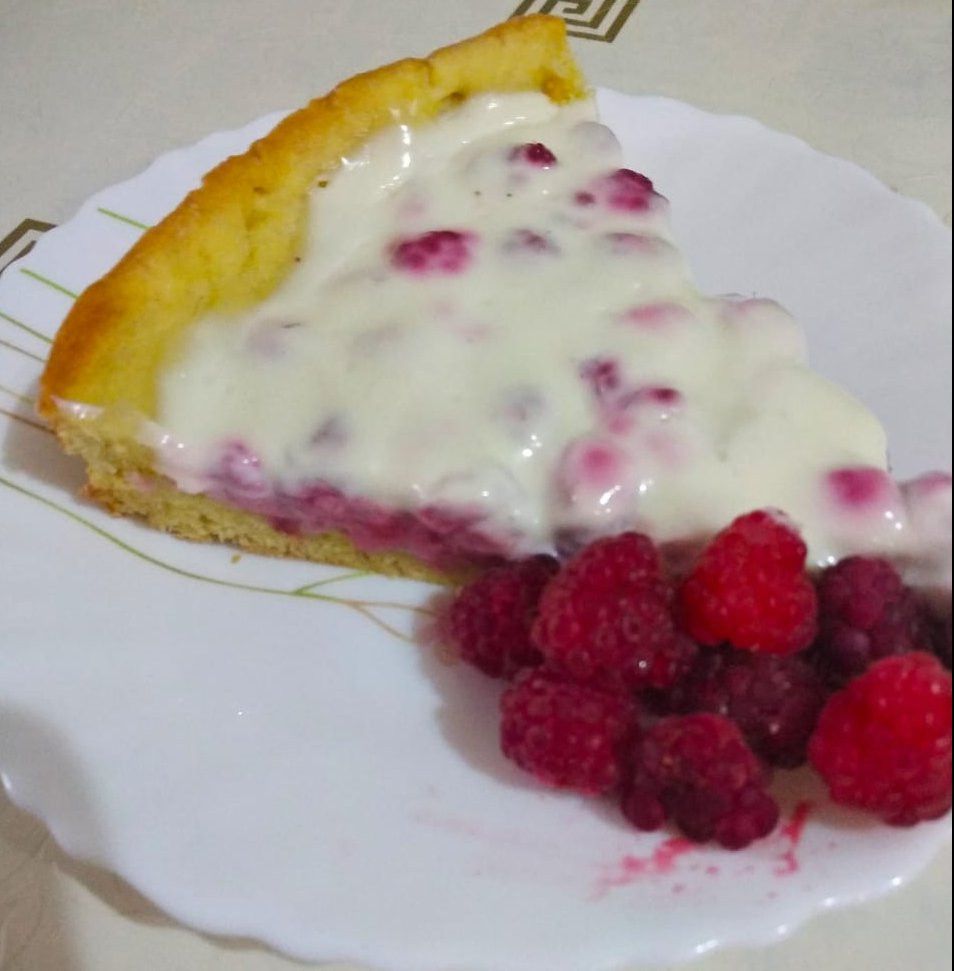 Рецепт вкусного десерта с малиной