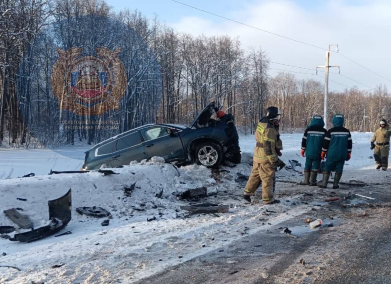 Водитель Hyundai погиб в результате ДТП в Альметьевском районе.
