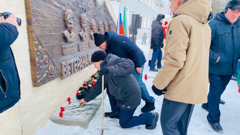 В Рыбной Слободе прошел митинг по случаю возложения венков памяти погибших афганцев