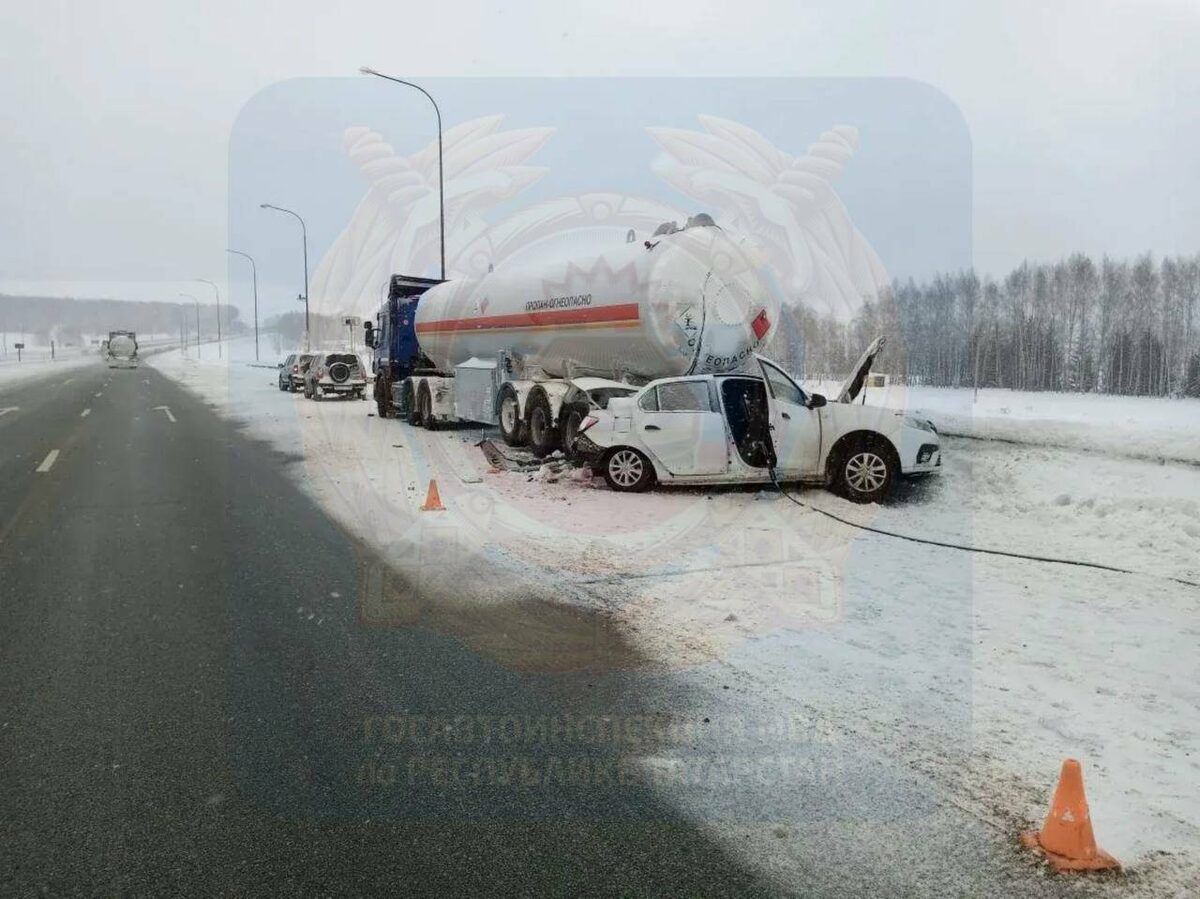 В Татарстане в ДТП с автоцистерной погибла новорожденная девочка