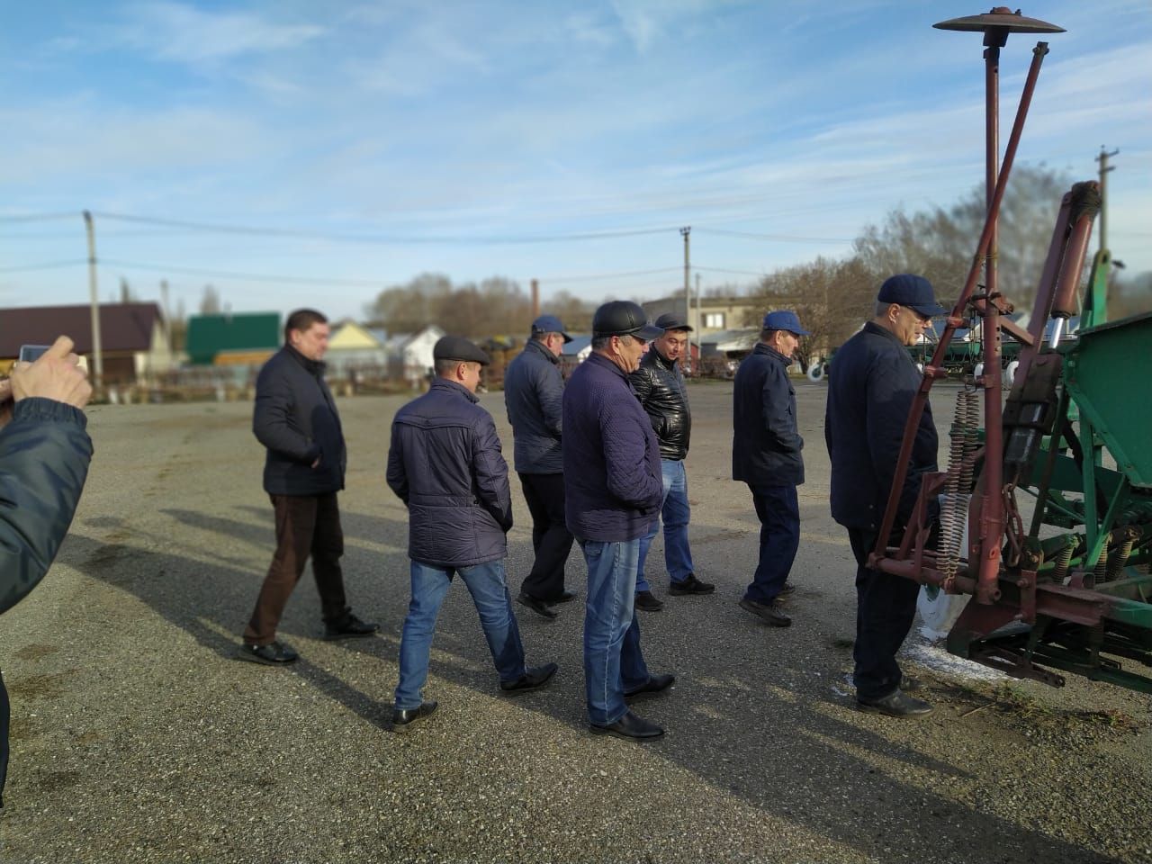 Заместитель министра сельского хозяйства РТ Ришат Хабипов побывал в Рыбно - Слободском районе