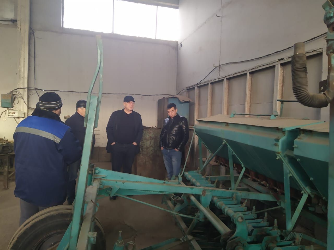 Заместитель министра сельского хозяйства РТ Ришат Хабипов побывал в Рыбно - Слободском районе