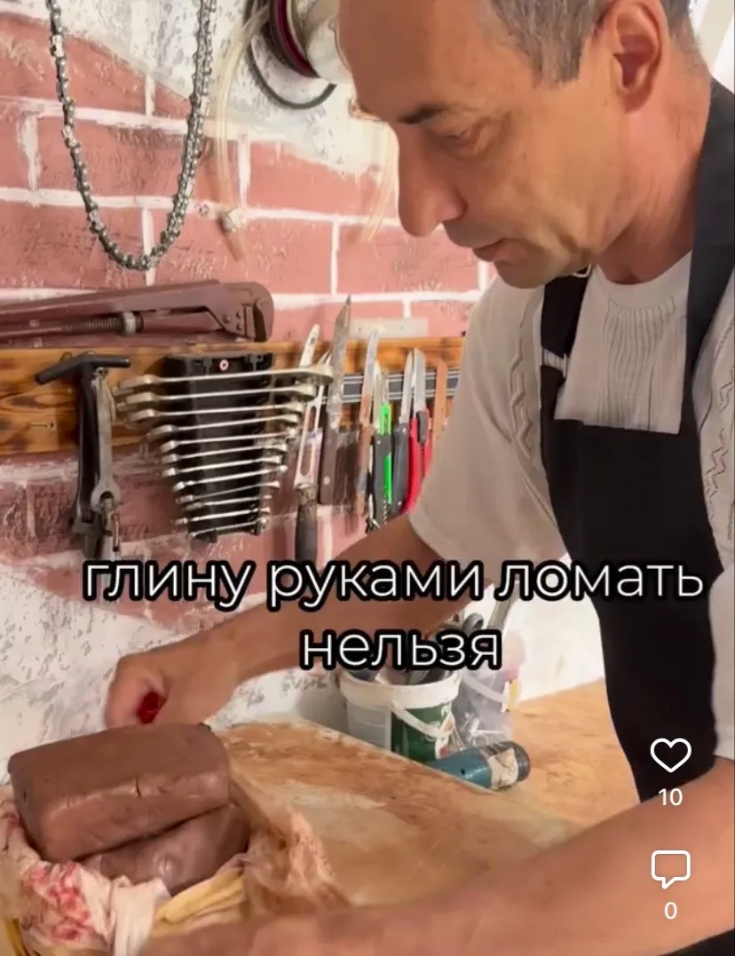 Галиев Ринат Рашидович — талантливый гончар из села Анатыш.