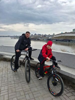 Тёплое поздравление  в акции «Папин день в кадре»