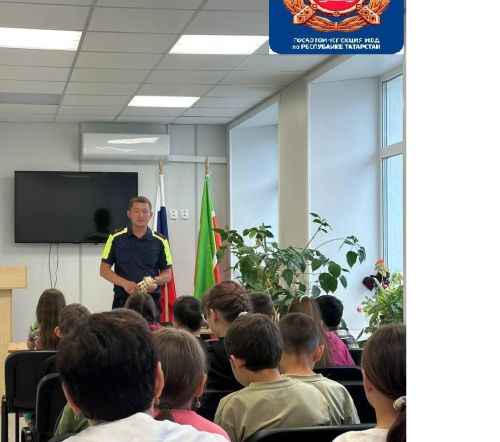 Юным рыбнослободцам рассказали о безопасности на дороге