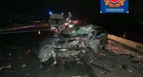 На трассе М-5 в Татарстане водитель легковушки погиб в ДТП с грузовиком