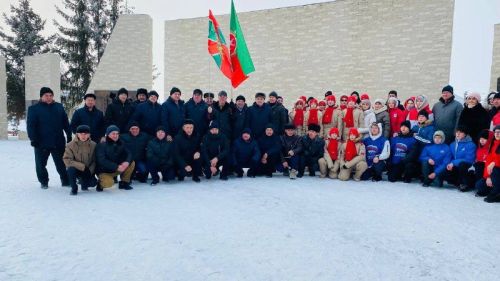 В Рыбной Слободе прошел митинг по случаю возложения венков памяти погибших афганцев