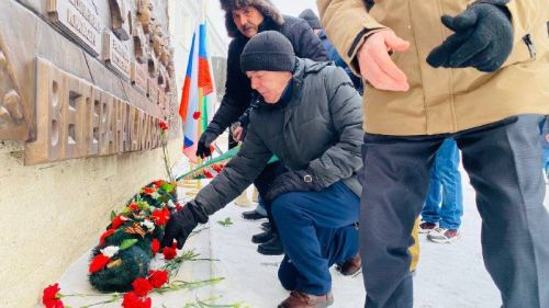 В Рыбной Слободе прошел митинг по случаю возложения венков памяти погибших афганцев