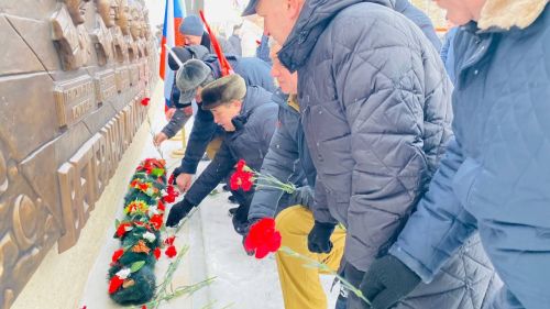 В Рыбной Слободе прошел митинг по случаю возложения венков памяти погибших афганцев