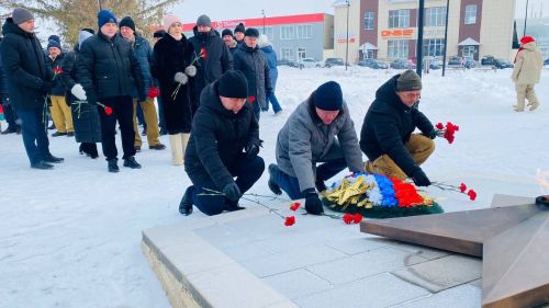 В Рыбной Слободе прошел митинг по случаю возложения венков памяти погибших афганцев