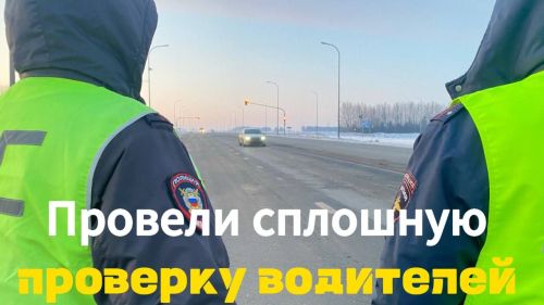 В Рыбной Слободе провели сплошную проверку водителей на признак опьянения.