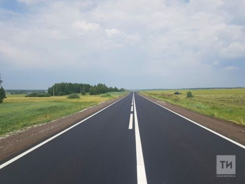 Грузовик с напитками загорелся на трассе в Татарстане