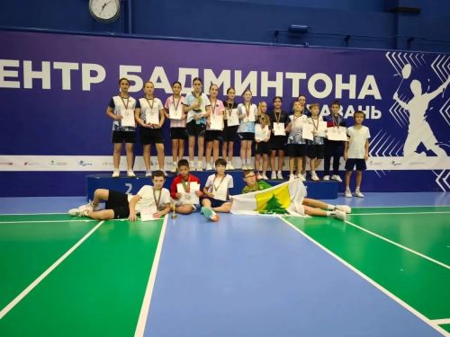 Итоги первенства Татарстана по бадминтону среди юниоров до 13 лет