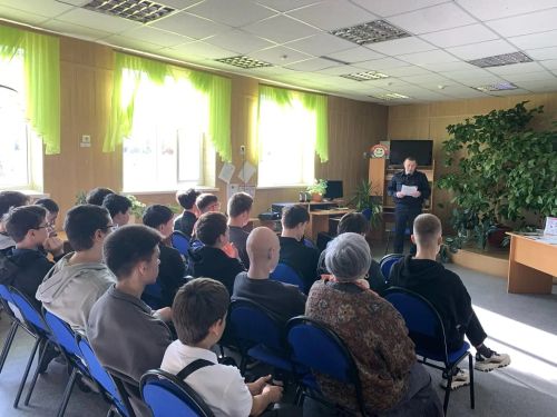 Встреча с представителем МВД о безопасности и противодействии угрозам
