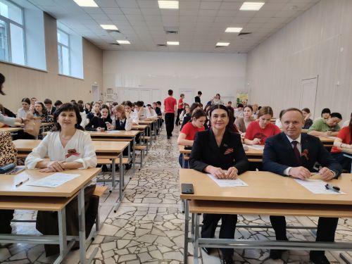 Международная акция «Диктант Победы» в Рыбно-Слободской гимназии