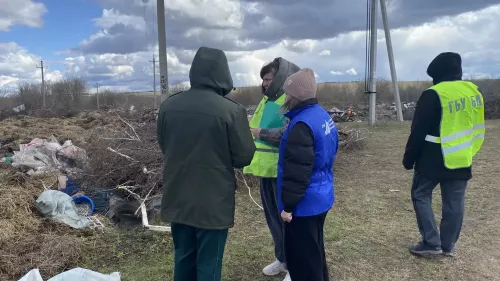 В Рыбно-Слободском районе обнаружена несанкционированная свалка