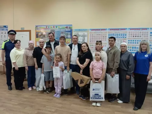 Республиканский семейный конкурс „Старты поколений!“ по правилам дорожного движения в Рыбной Слободе