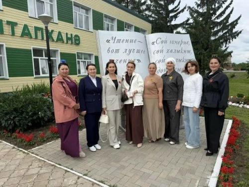 Рыбнослободцы участвовали в книжном фестивале «Китапфест» в Алексеевском районе