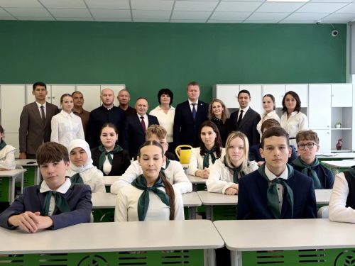 В Рыбно-Слободской гимназии №1 открылся Агротехнологический класс для подготовки кадров в АПК