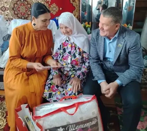 92-летний юбилей отметила труженица тыла из Кутлу-Букаша