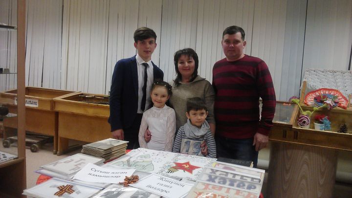 Примерная семья Гилазовых из села Большая Елга Рыбно-Слободского района