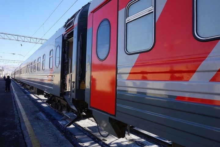 Пассажирский поезд насмерть сбил женщину в Татарстане