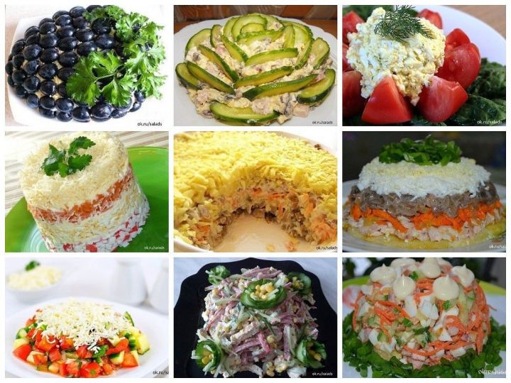 Сезон витаминов. Рецепты салатов из овощей и фруктов