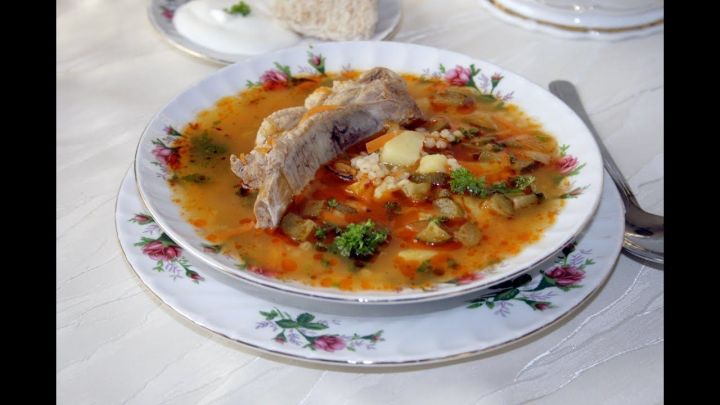 Шикарный суп русской кухни