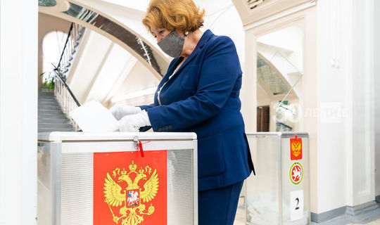 Зиля Валеева: В Татарстане голосование проходит дружно.