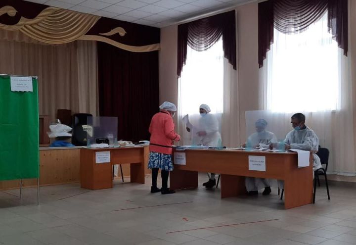 Второй день голосования в избирательном участке Юлсубино
