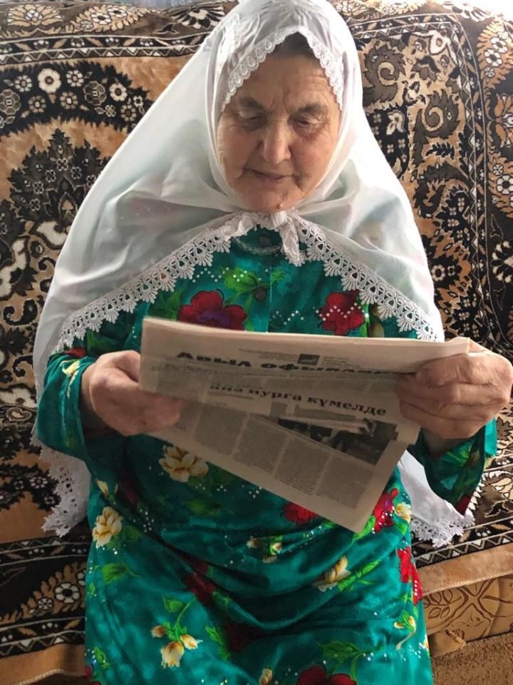 Жительница Рыбно-Слободского района 70 лет выписывает районную газету