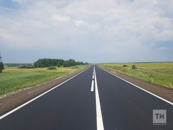 Грузовик с напитками загорелся на трассе в Татарстане