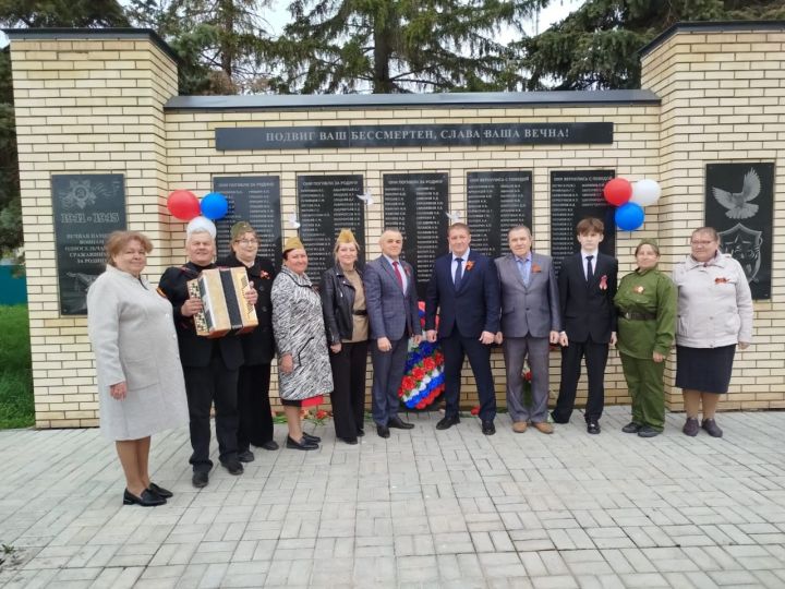 В селе Анатыш и деревне Шиланка прошли митинги посвященные 80 летию Великой Победы