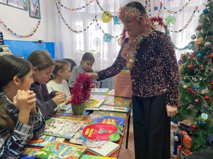 Новогодние праздники в Ново-Арышской библиотеке продолжаются