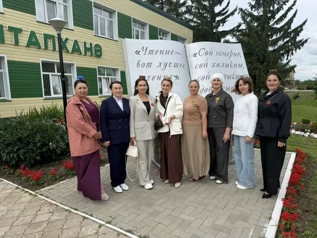 Рыбнослободцы участвовали в книжном фестивале «Китапфест» в Алексеевском районе