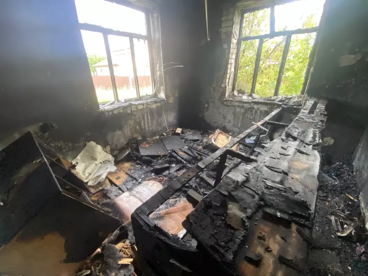В Рыбной Слободе загорелось неэксплуатируемое здание