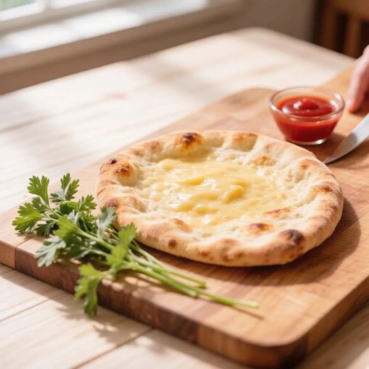 Как приготовить мягкие лепёшки с сыром на сковороде