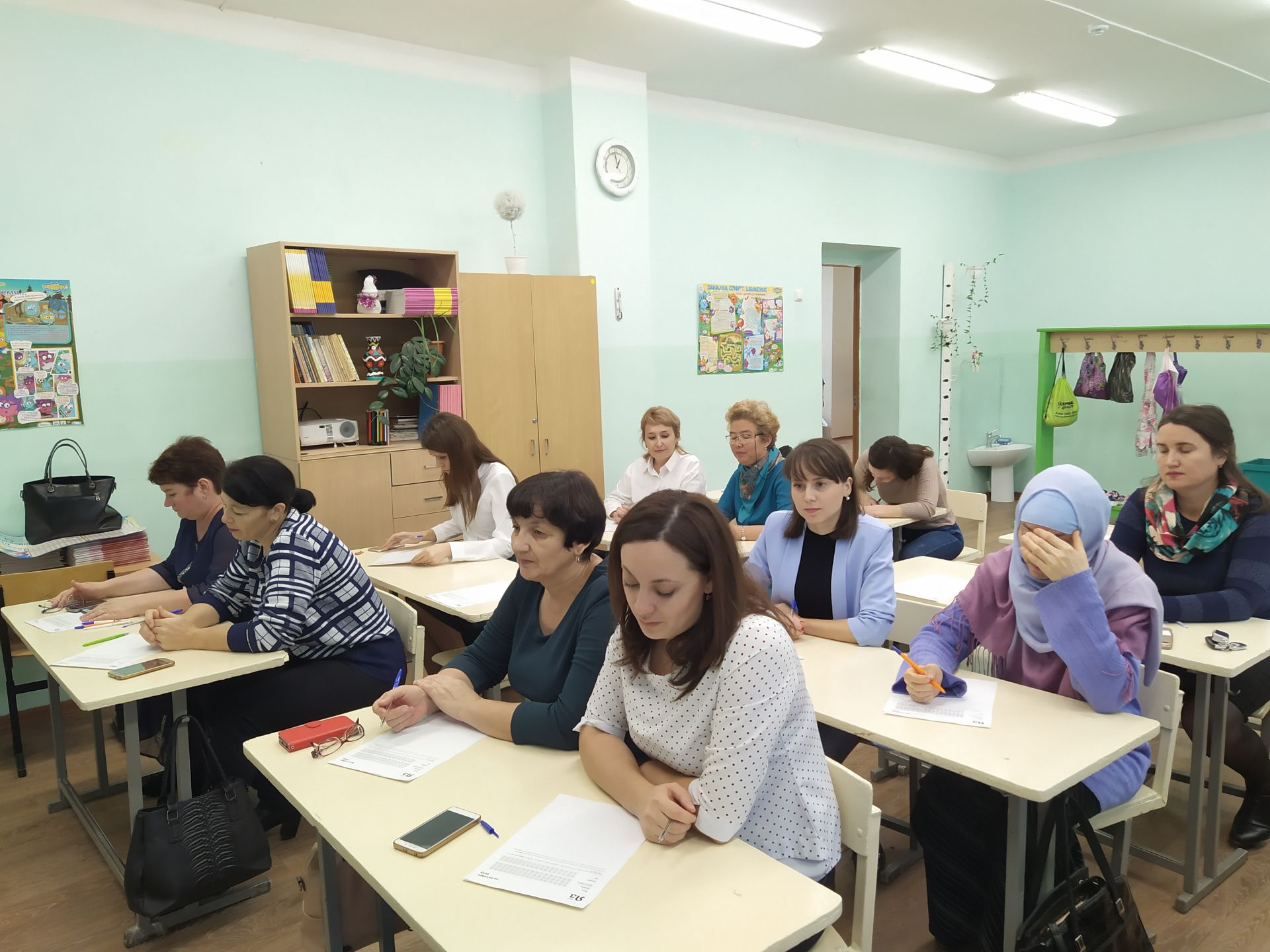 Сегодня проходила образовательная акция “Татарча диктант”